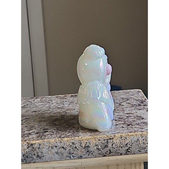 Vintage Fenton Opalescent Hand Painted Clown Figurine Signed Marked Beautiful! - Picture 4 of 6